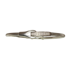 Bracciale Marcello Pane Rigido Twist Argentato BRFO 128