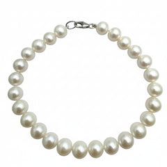 Freshwater Pearl Bracelet with White Gold Clasp