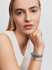 Bracciale Pandora Intreccio Tessuto Nero 593816C02