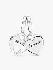 Charm Pandora Pendente Cuori Mamma E Figlia Divisibile 799187C01