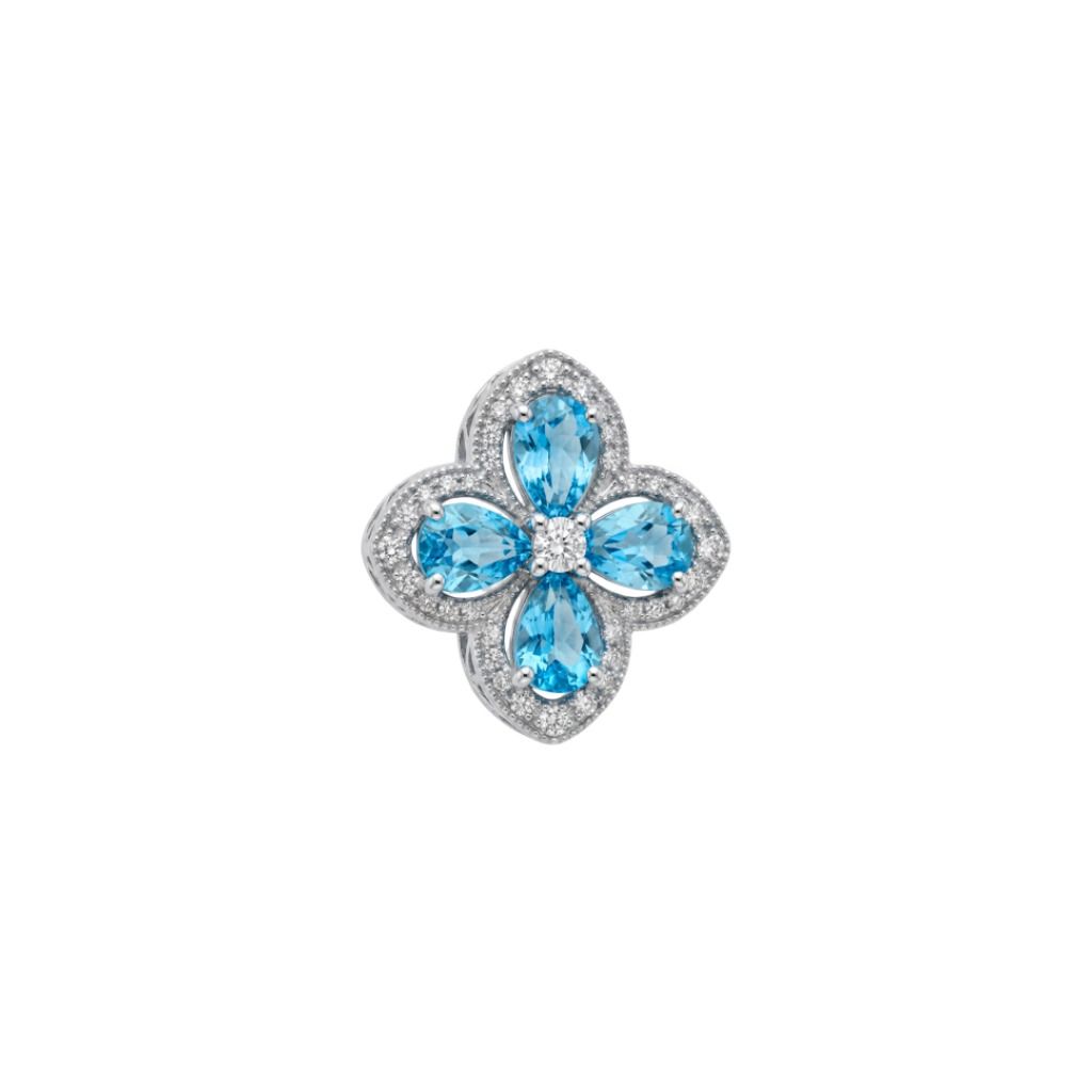 Charm Elements Sultana con diamanti e topazi ice ECY13474.005