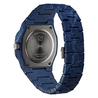 Orologio D1 Milano in Policarbonato Concrete Blu A-CO03