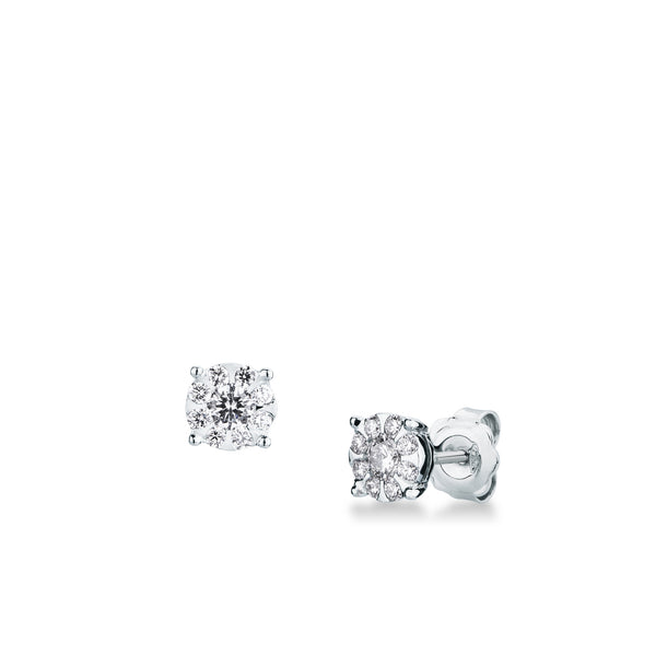 Orecchini Mirco Visconti Cuori con Diamanti taglio Brillante AB6747/27