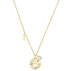 Brosway Chakra Alphabet Initial A Necklace in Gold