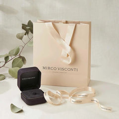Anello Mirco Visconti in Oro Bianco con Acquamarina naturale e Diamanti LF128/30AC