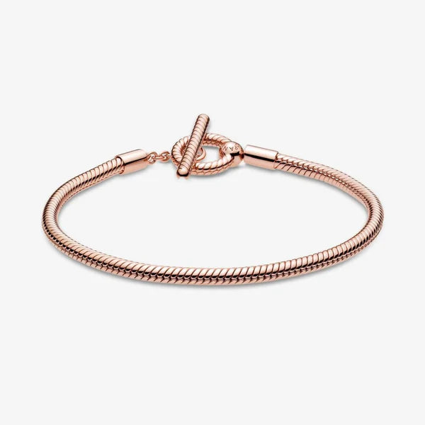 Bracciale Pandora Con Chiusura a T Rosè 589087C00