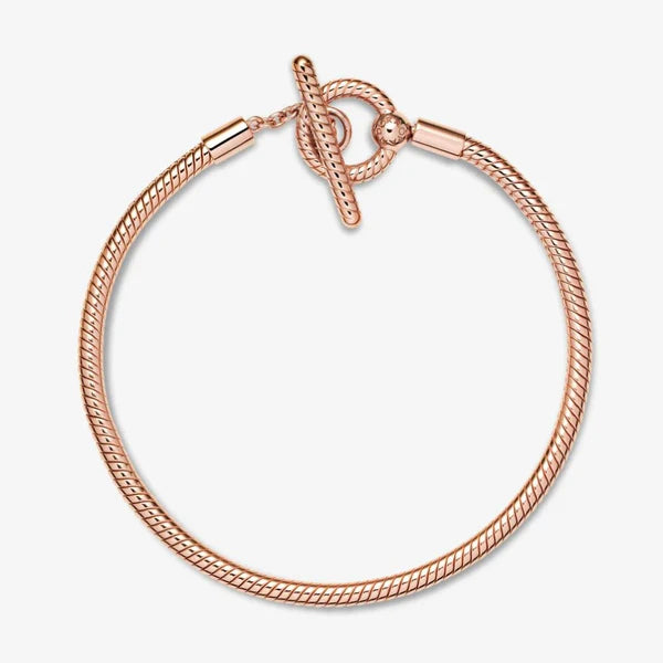 Bracciale Pandora Con Chiusura a T Rosè 589087C00