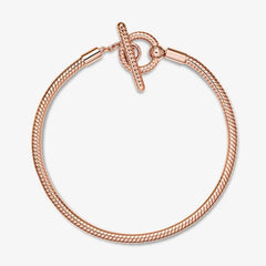 Pandora Bracelet with Rose T-Clasp