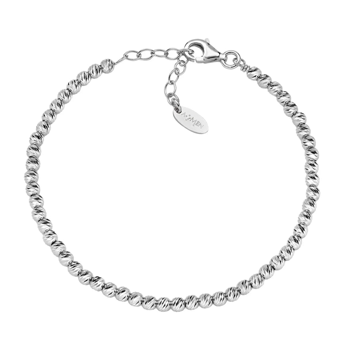Bracciale Amen Riflessi Di Luce Con Sfere Diamantate BRDI30B