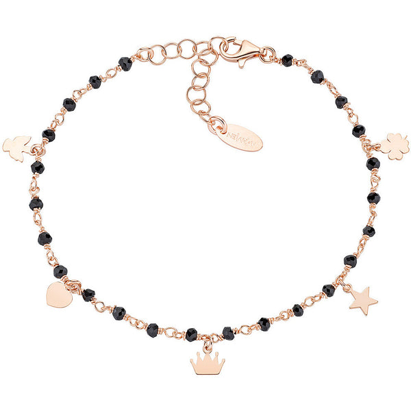 Bracciale Amen Elegance Con Cristalli Neri BRLAMELRN