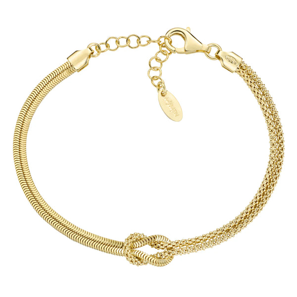 Bracciale Amen Nodo D'Amore Dorato BRNOAMGG