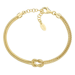 Amen Golden Love Knot Bracelet