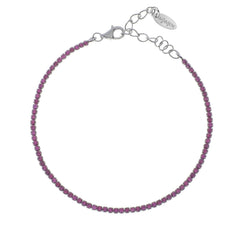Bracciale Amen Tennis Mania Con Zirconi Fucsia BT1BR17