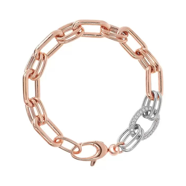 Bracciale Bronzallure Con Catena Rolò E Zirconi WSBZ01880.W