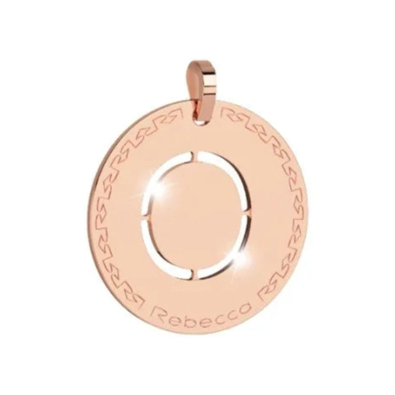Rebecca Charm Mi Alfabeto Inicial Mediana Letra O Rosa