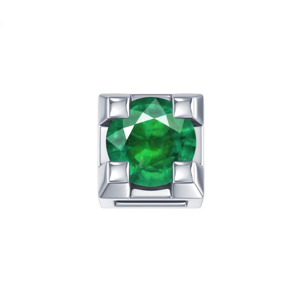Charm Elements Griffe In Oro Bianco Con Smeraldo 0,02 ct DCHE3312.002