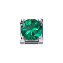 Elements Griffe in Oro Bianco e Smeraldo 0,05 ct DCHE7244.005