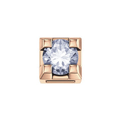 Charm Elements Griffe en oro rosa con diamante de 0,02 ct