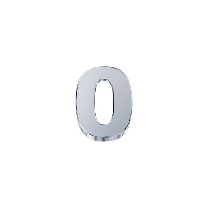Charm Elements Number 0 in White Gold