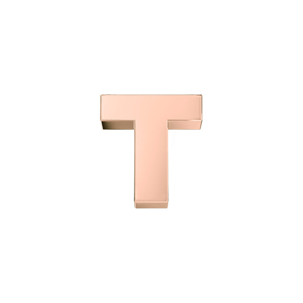 Charm Elements Lettera T In Oro Rosa DCHFT9142