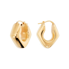 Bronzallure Rhombus Electroformed Earrings WSBZ02521Y.YG