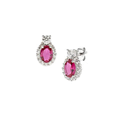 Orecchini Amen Madame in Argento con Zirconi Colorati -