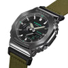 Reloj G-Shock con caja octagonal PVD en bronce y correa de lona