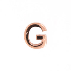 Versari Initial Single Earring Rosé
