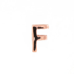 Versari Initial Single Earring Rosé