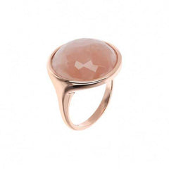 Bronzallure Hard Cut Ring with Natural Stone