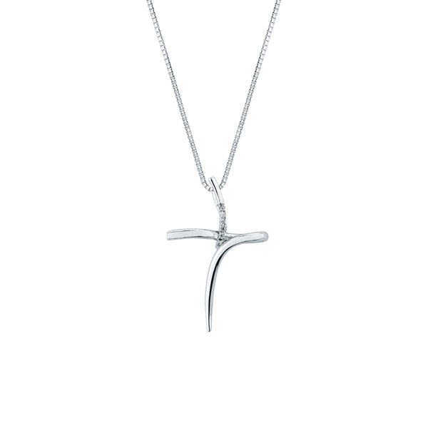 Collana Mirco Visconti con Croce Pendente con Diamanti LF284