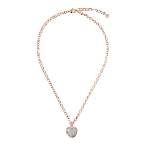 Collana Bronzallure Ciondolo Cuore in Pavé di Cubic Zirconia WSBZ02516.WR