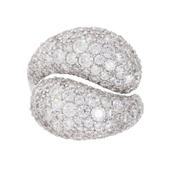Anillo Bronzallure Contrarié con pavé de circonitas