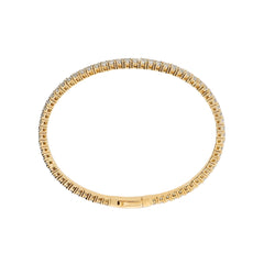 Bronzallure Tennis Memory Bracelet with Cubic Zirconia -