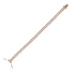 Bronzallure Grumetta Bracelet with Cubic Zirconia -