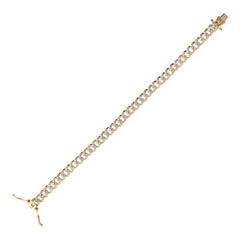 Bronzallure Grumetta Bracelet with Cubic Zirconia -