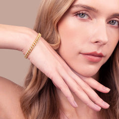 Bronzallure Grumetta Bracelet with Cubic Zirconia -