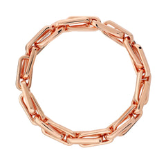 Bronzallure Elastic Bracelet with Elongated Links -