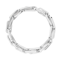 Bronzallure Elastic Bracelet with Elongated Links -