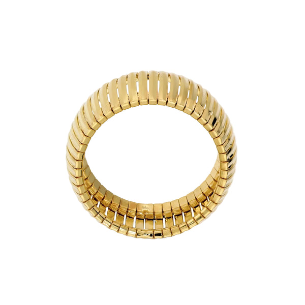 Anello Etrusca a Fascia Omega Diamantato WSET00983.YG