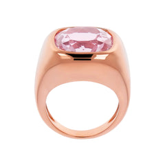 Bronzallure Chevalier Ring with Cushion Cut Gemstone Prisma -