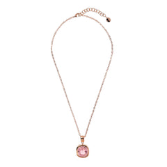 Collana Bronzallure con Punto Luce in Prisma Gem Taglio Cushion -