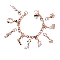 Bronzallure LUCKY CHARM - Ciondolo Coccinella Portafortuna con Pavé di Cubic Zirconia WSBZ02677.LBUG