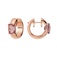 Orecchini Bronzallure a Cerchio con Prisma Gem Taglio Mosaico -