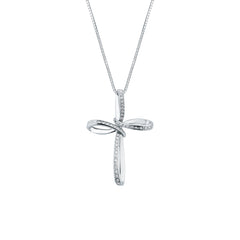 Collana Mirco Visconti con Croce Pendente con diamanti MV23/10