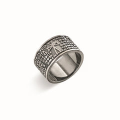 Amén Anillo Padre Nuestro Bruñido