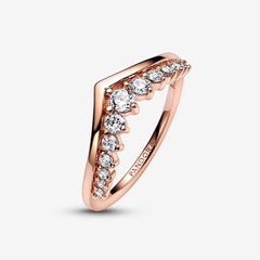 Anello Pandora Desiderio Rosè Con Pietre Luminose 182320C01