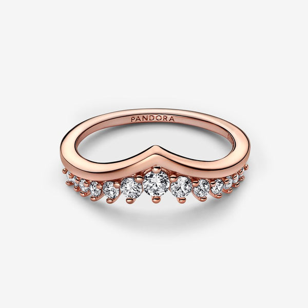 Anello Pandora Desiderio Rosè Con Pietre Luminose 182320C01