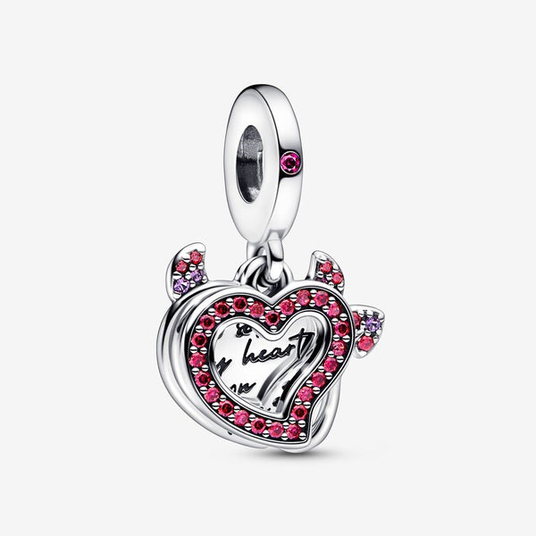 Charm Pandora Pendente Doppio Cuore "Heart On Fire’’ 792511C01