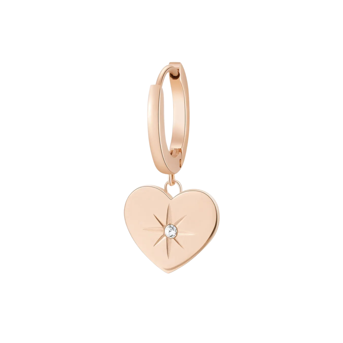 Brosway Chakra Heart Rose Gold Single Earring
